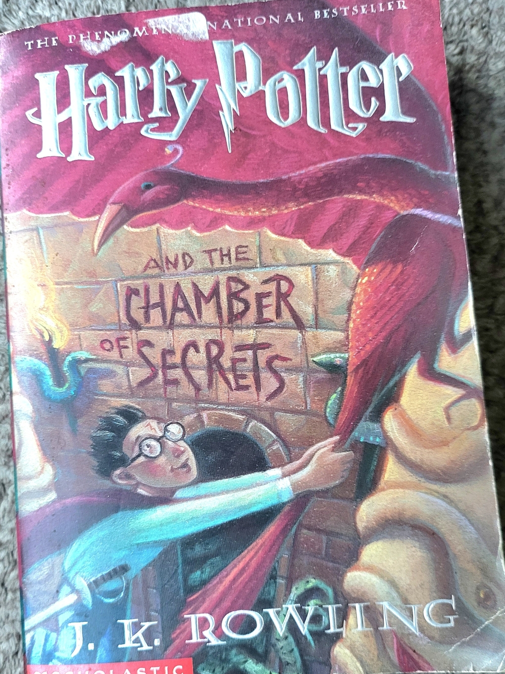 Scholastic - Harry Potter and the Chamber of Secrets,Year 2 Paperback Book